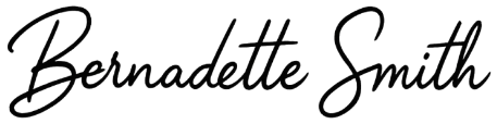 Bernadette Smith signature logo for U.S. Senate campaign.